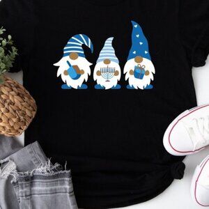 Hanukkah Gnomes Shirt, Funny Gnome Tshirt, Dreidel Graphic Tees